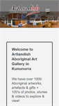 Mobile Screenshot of aboriginalartshop.com
